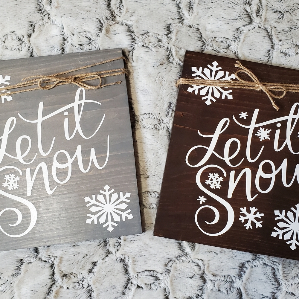 Let it Snow Sign - Picture 5 of 5